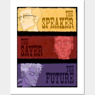 The SPEAKER, The SAYER, The FUTURE Posters and Art